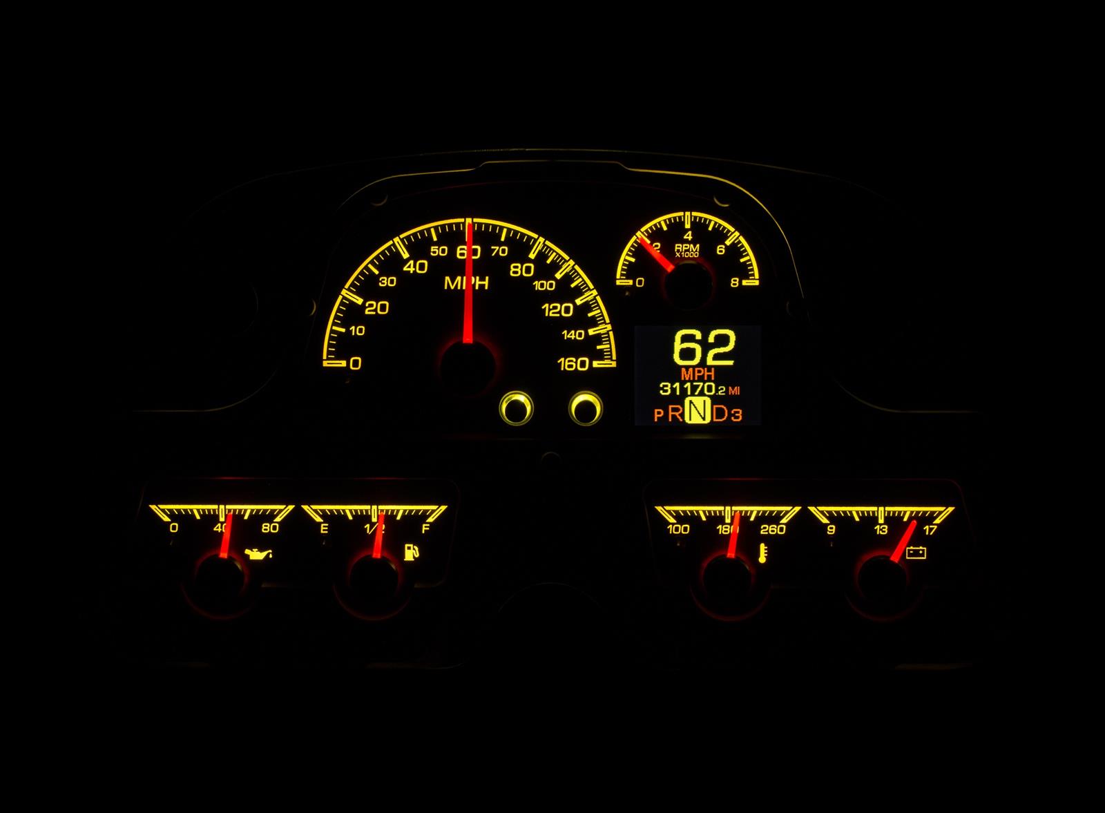 Dakota Digital HDX Direct-Fit Analog Gauge Systems HDX-62T-FJ-K