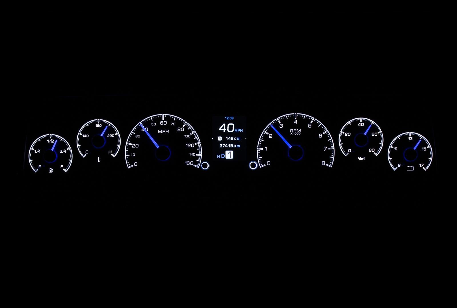 Dakota Digital HDX Direct-Fit Analog Gauge Systems HDX-64C-PU-K