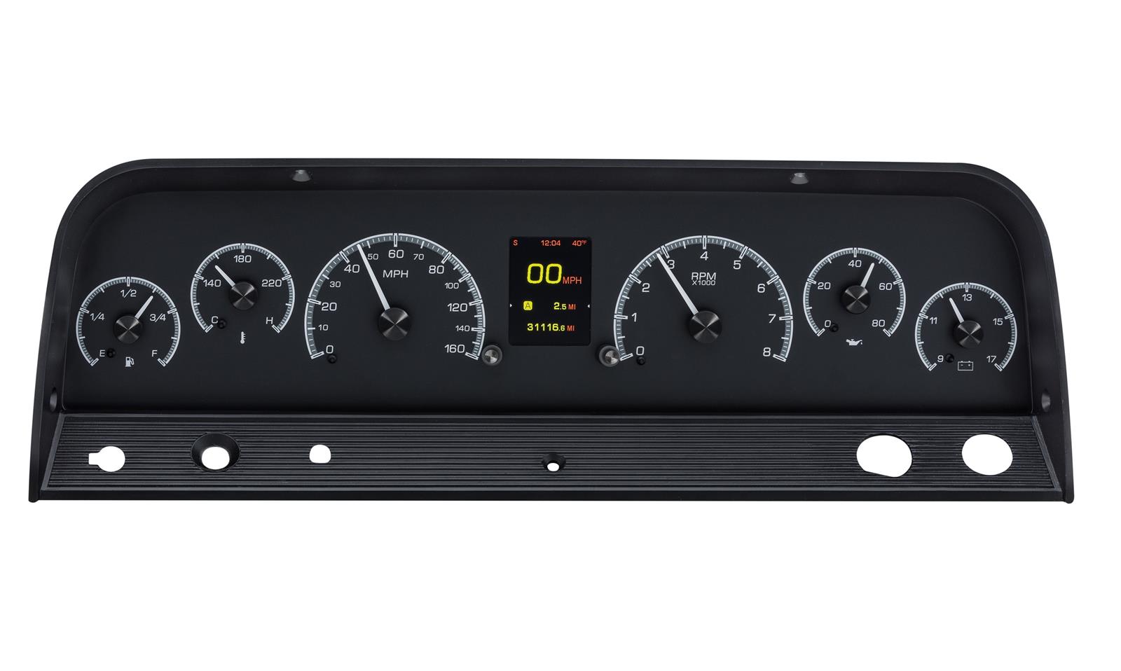 Dakota Digital HDX Direct-Fit Analog Gauge Systems HDX-64C-PU-K