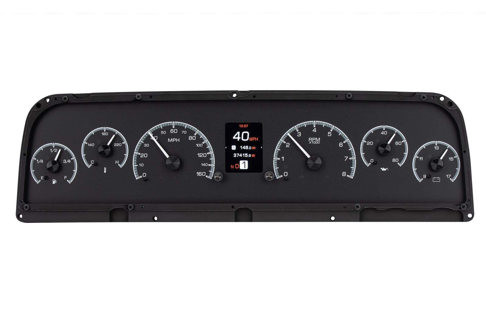 Dakota Digital HDX Direct-Fit Analog Gauge Systems HDX-64C-PU-K