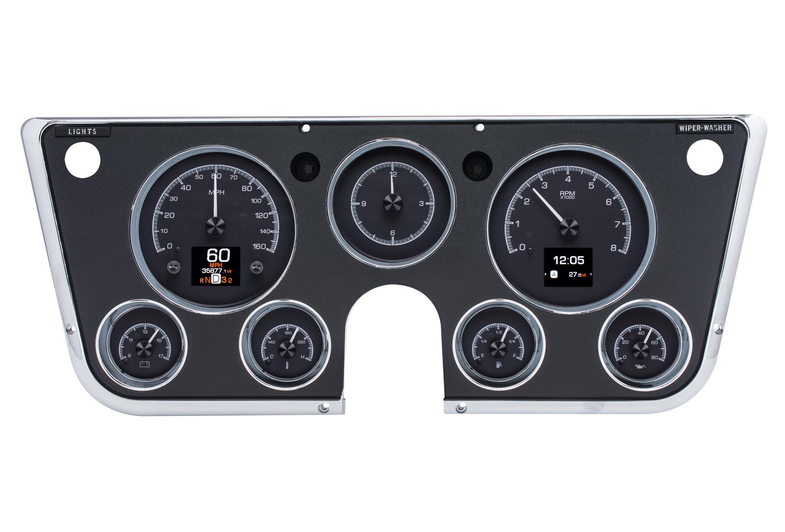 Dakota Digital HDX Direct-Fit Analog Gauge Systems HDX-67C-PU-K