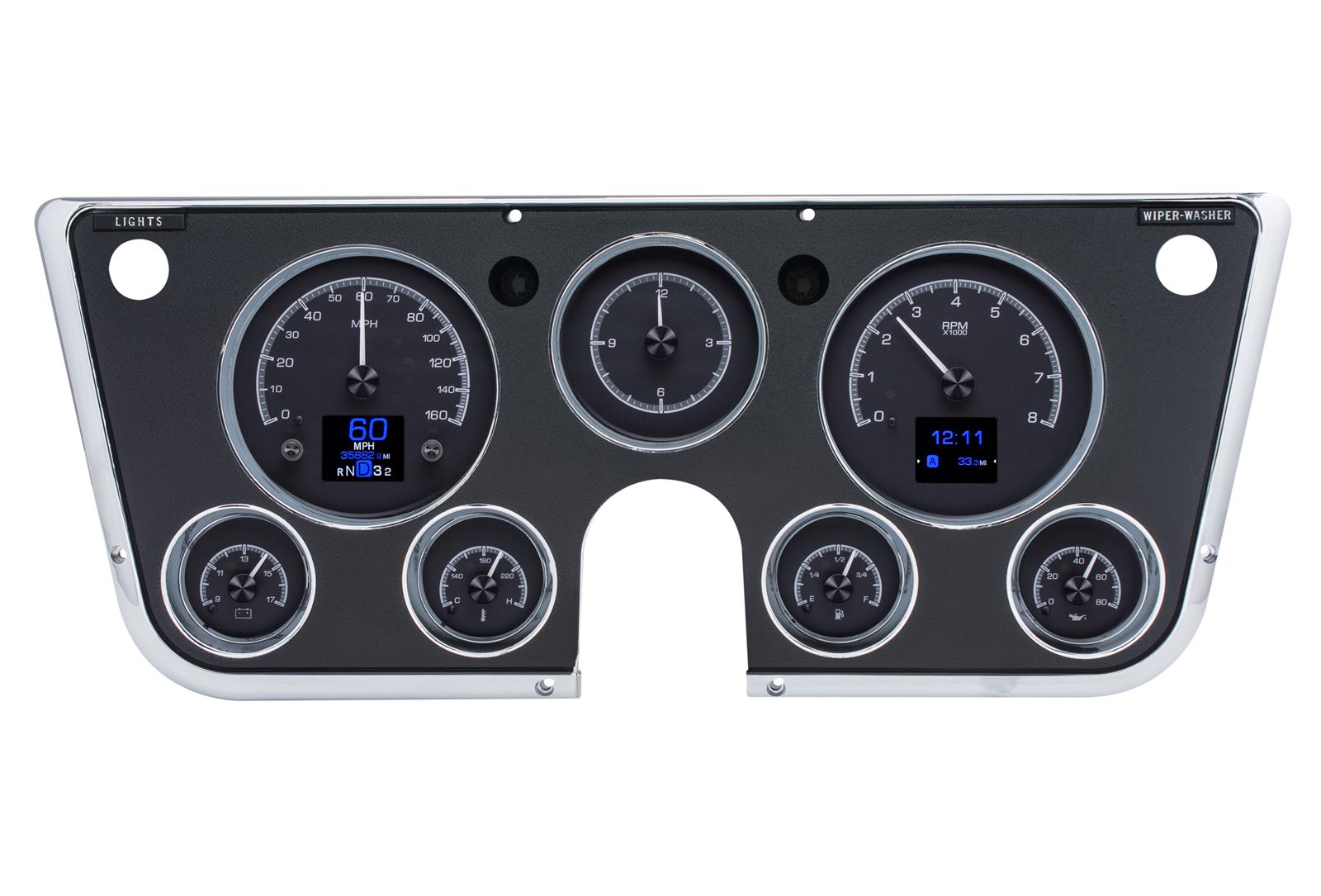 Dakota Digital HDX Direct-Fit Analog Gauge Systems HDX-67C-PU-K