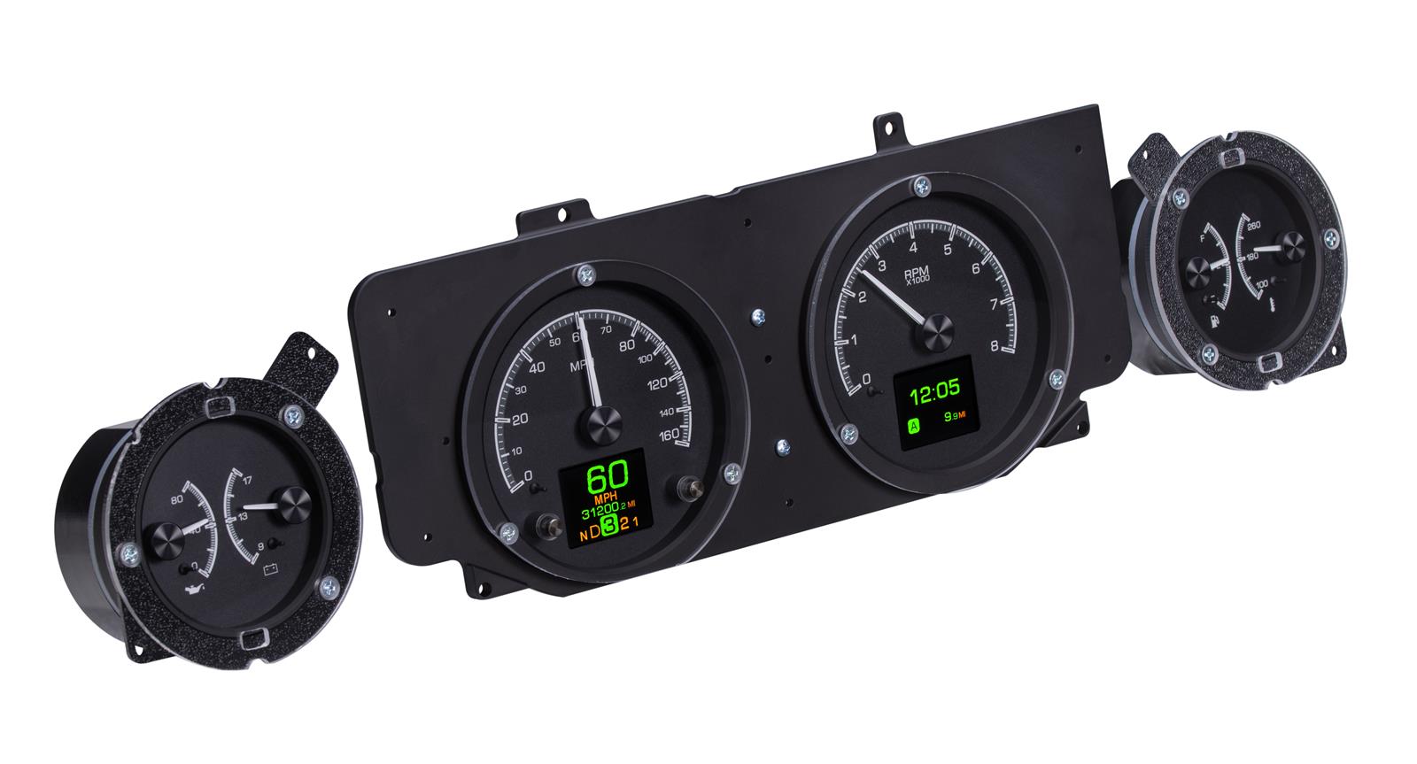 Dakota Digital HDX Direct-Fit Analog Gauge Systems HDX-69F-MUS-K
