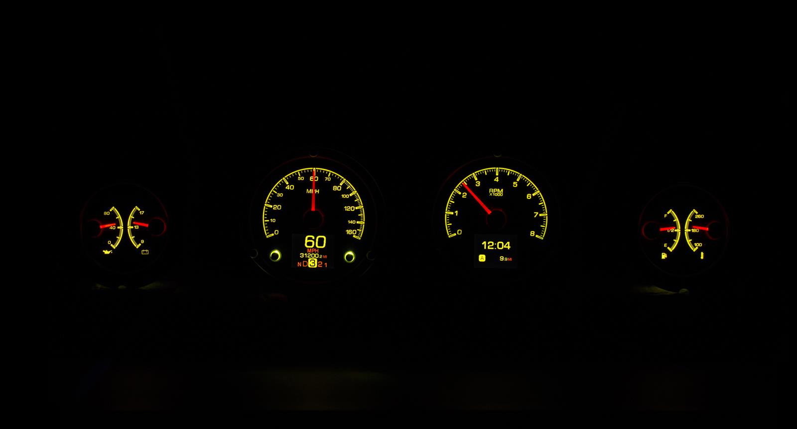 Dakota Digital HDX Direct-Fit Analog Gauge Systems HDX-69F-MUS-K