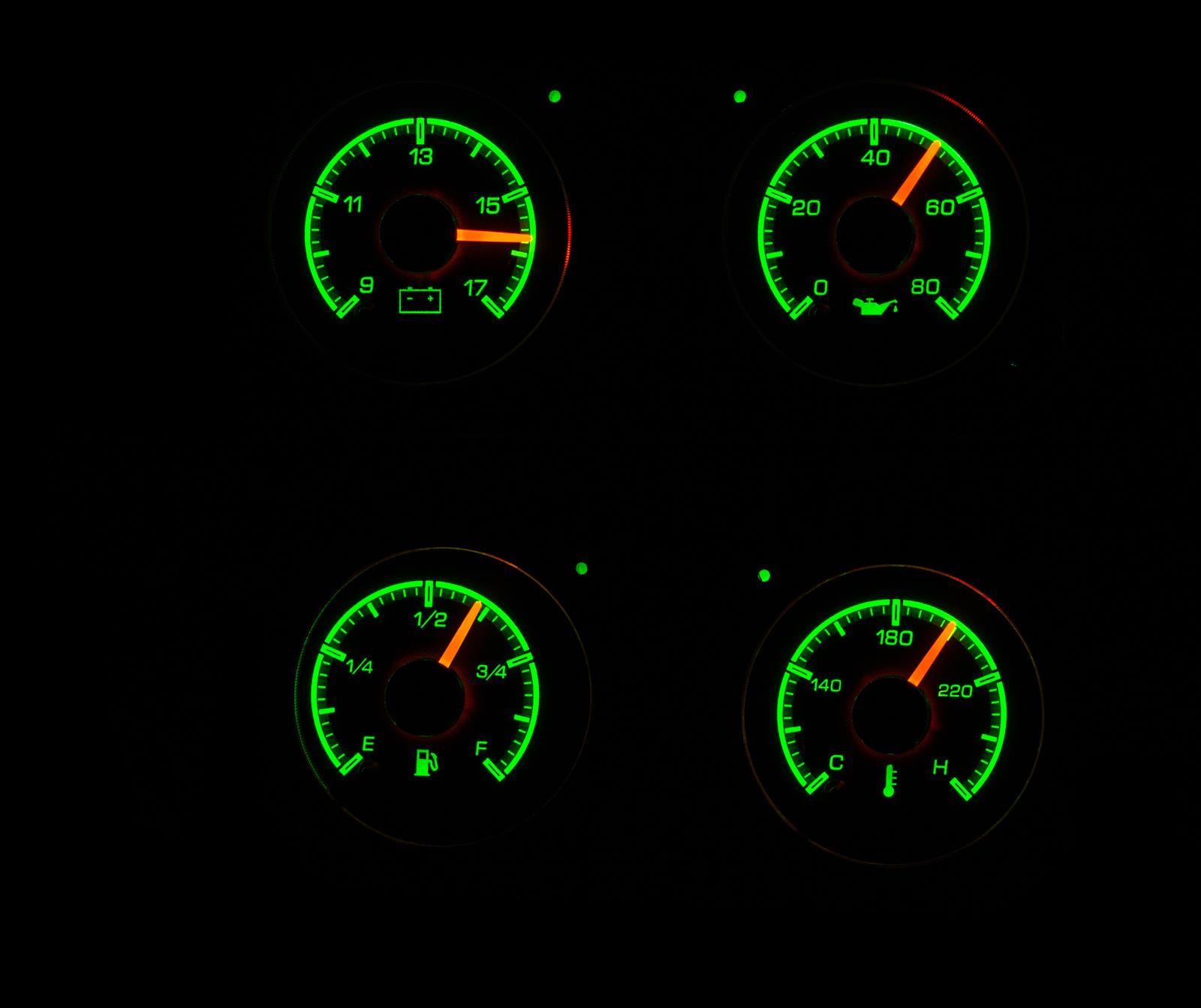 Dakota Digital HDX Direct-Fit Analog Gauge Systems HDX-73C-PU-K