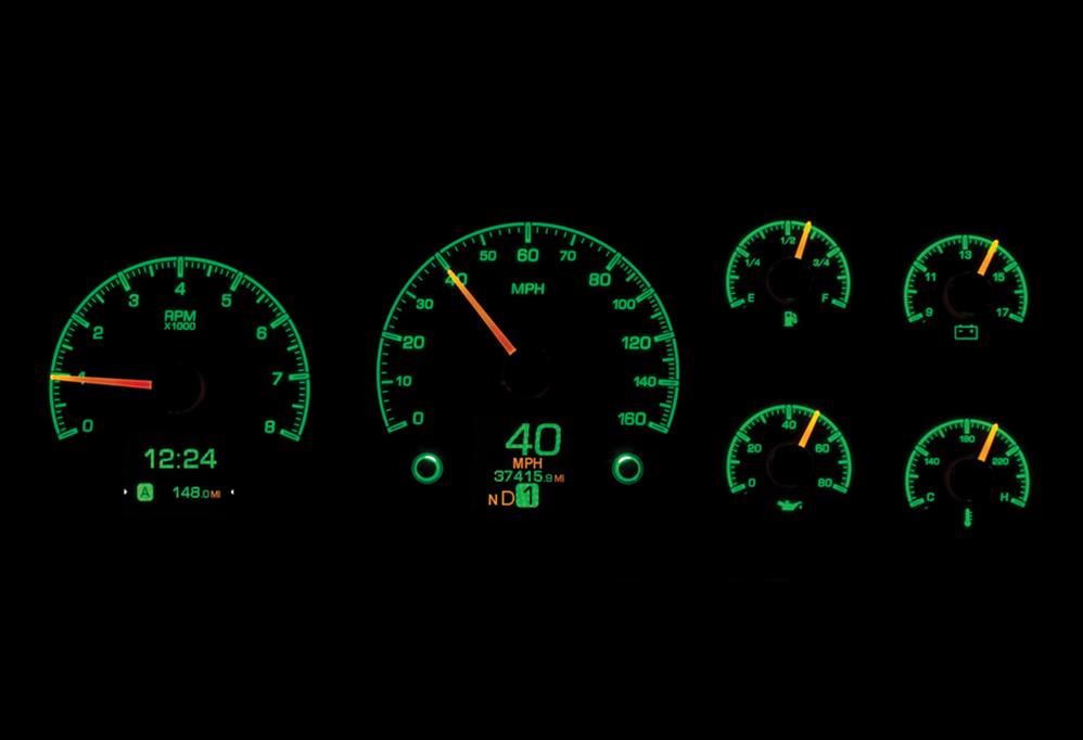 Dakota Digital Gauge Kits and Instrument Clusters MDX-95C-PU-S