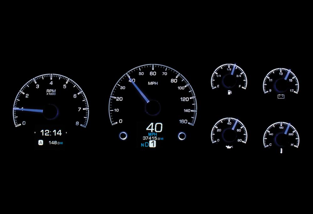 Dakota Digital Gauge Kits and Instrument Clusters HDX-95C-PU-S