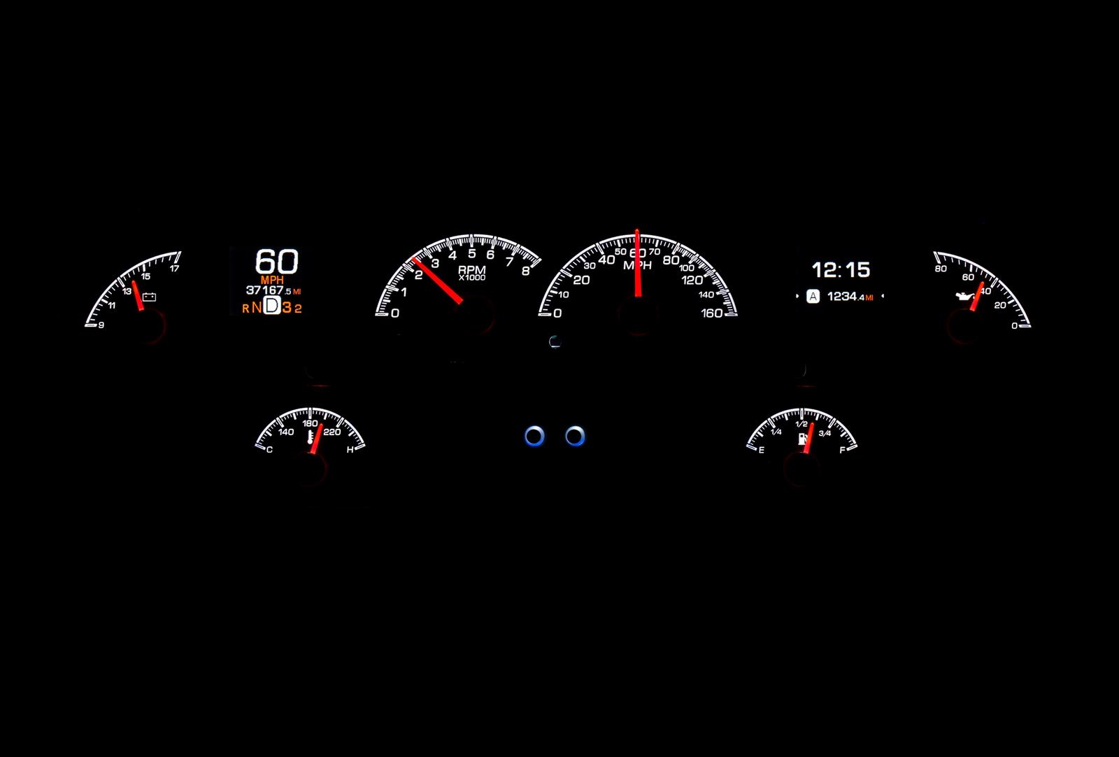 Dakota Digital HDX Direct-Fit Analog Gauge Systems HDX-58C-IMP-S