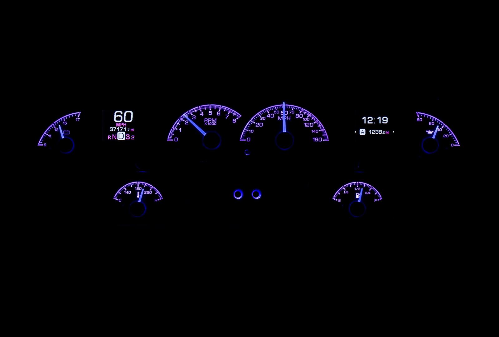 Dakota Digital HDX Direct-Fit Analog Gauge Systems HDX-58C-IMP-S