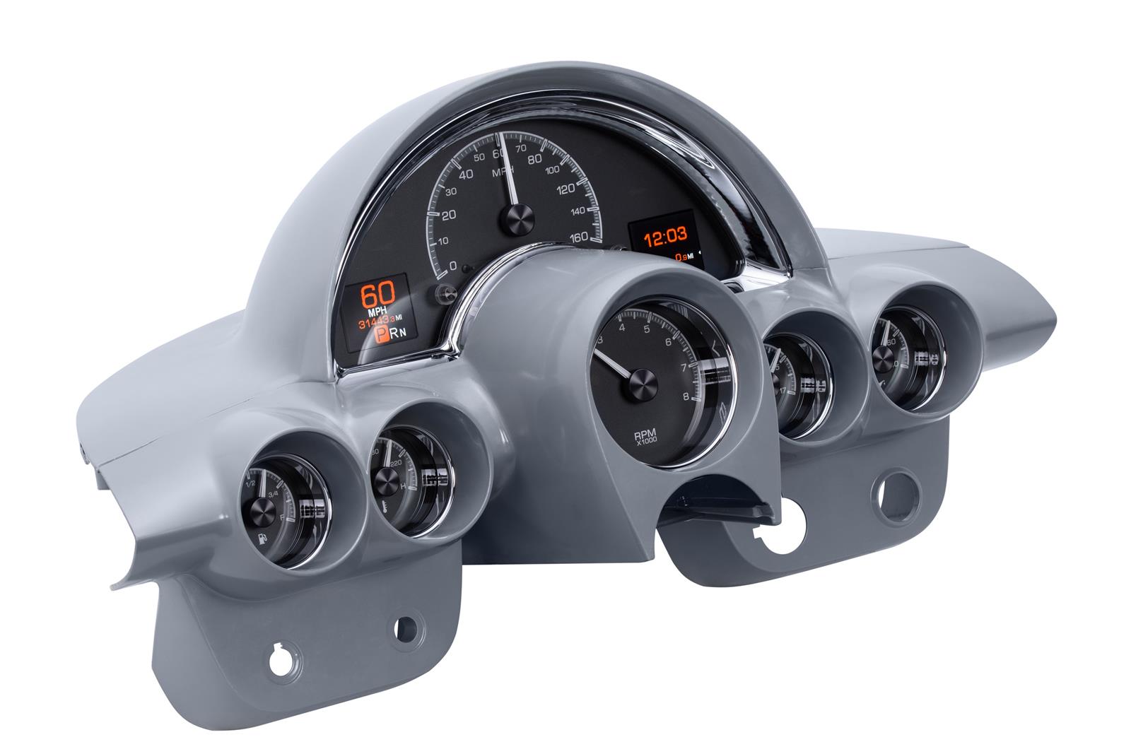 Dakota Digital HDX Direct-Fit Analog Gauge Systems HDX-58C-VET-K