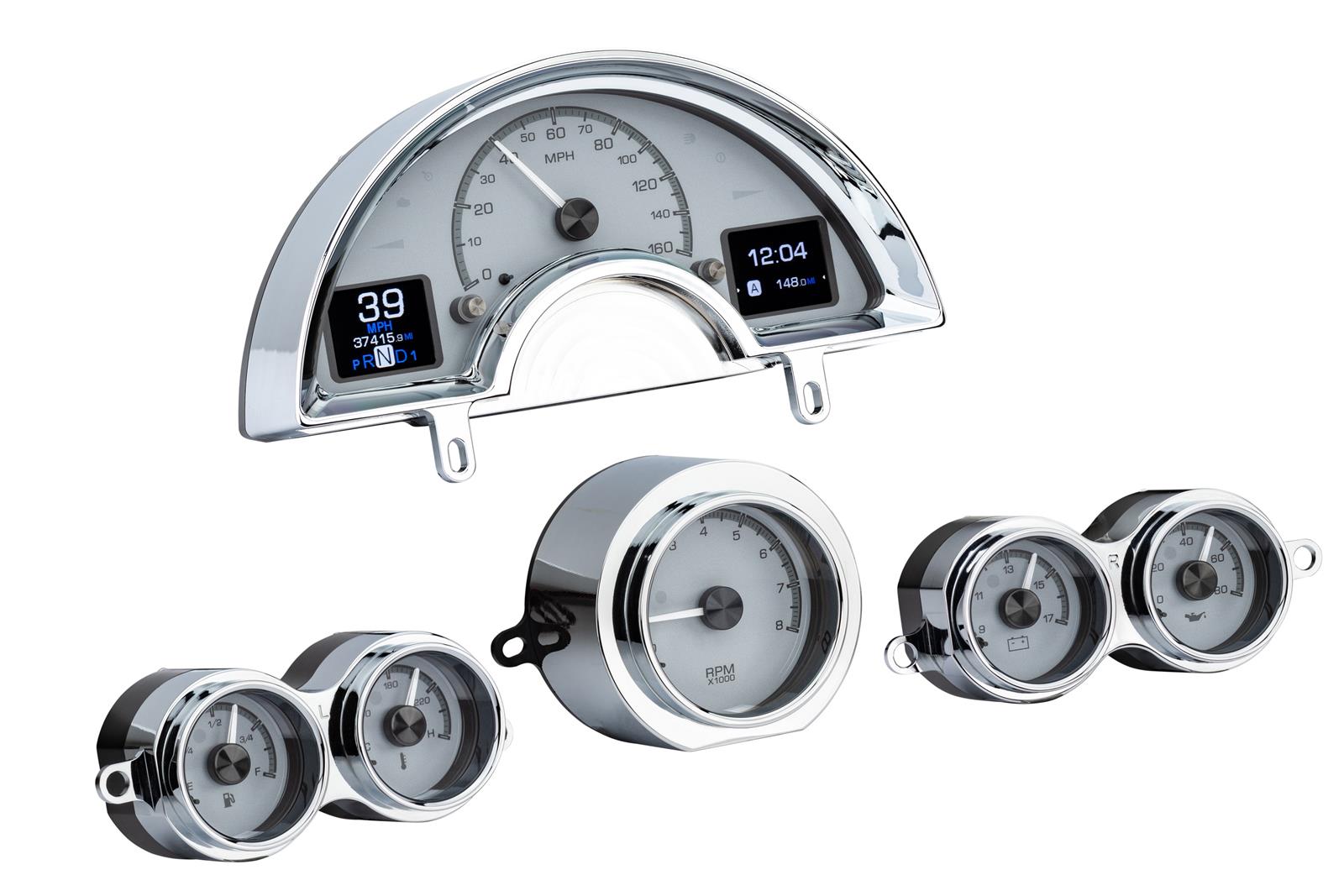 Dakota Digital HDX Direct-Fit Analog Gauge Systems HDX-58C-VET-S