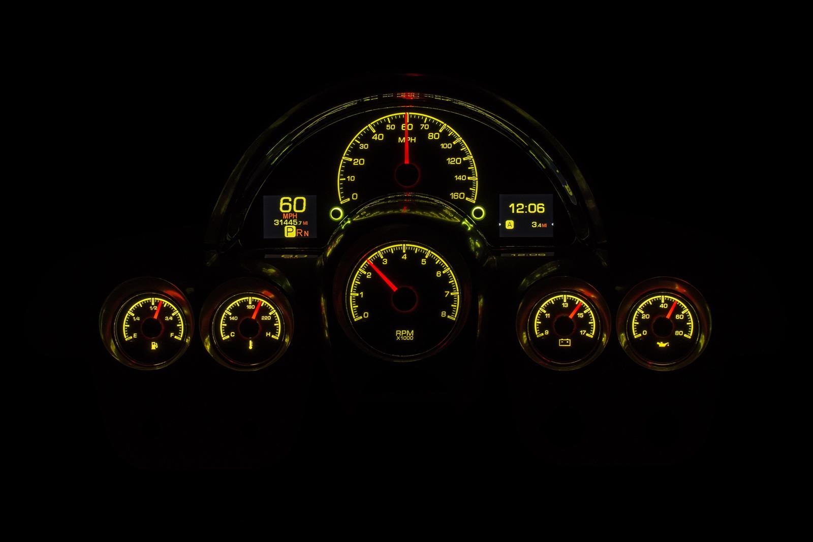 Dakota Digital HDX Direct-Fit Analog Gauge Systems HDX-58C-VET-S