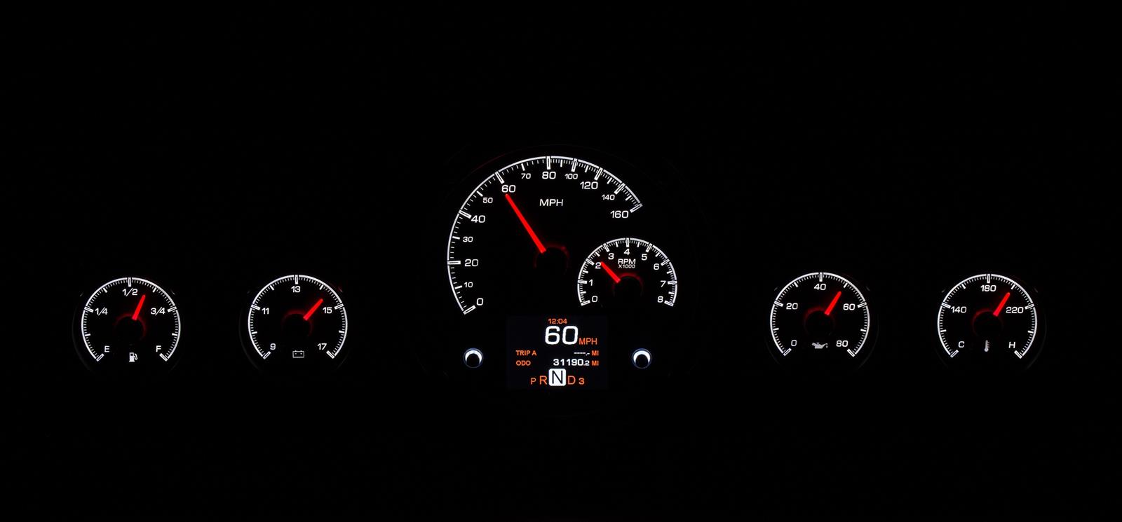 Dakota Digital HDX Direct-Fit Analog Gauge Systems HDX-59C-IMP-K