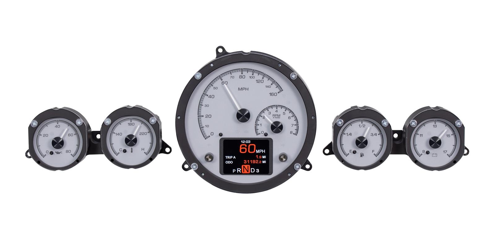 Dakota Digital HDX Direct-Fit Analog Gauge Systems HDX-59C-IMP-S