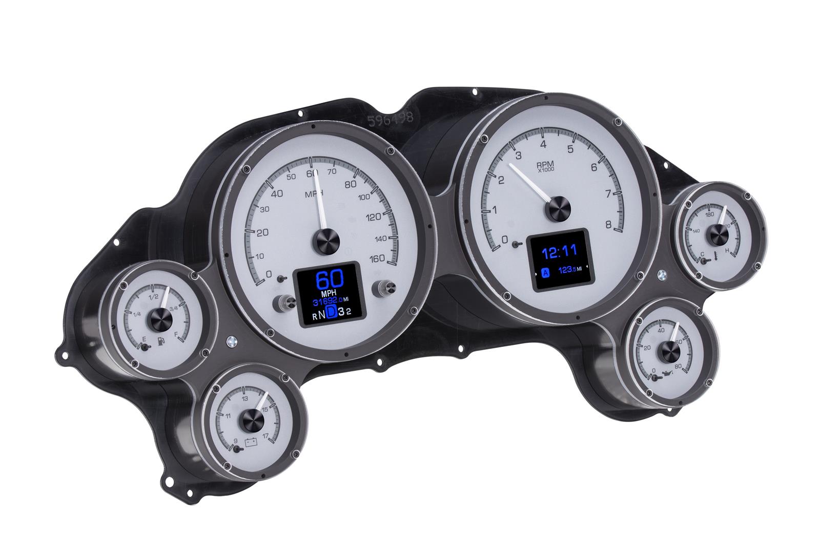 Dakota Digital HDX Direct-Fit Analog Gauge Systems HDX-63C-VET-S