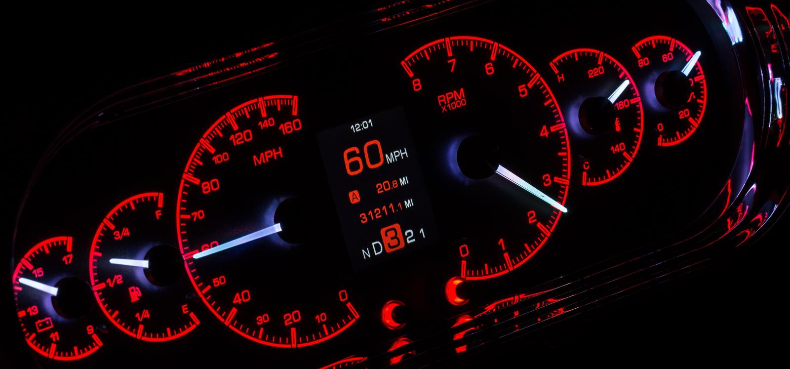 Dakota Digital HDX Direct-Fit Analog Gauge Systems HDX-63C-NOV-K