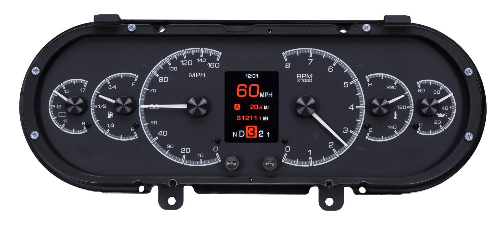 Dakota Digital HDX Direct-Fit Analog Gauge Systems HDX-63C-NOV-K