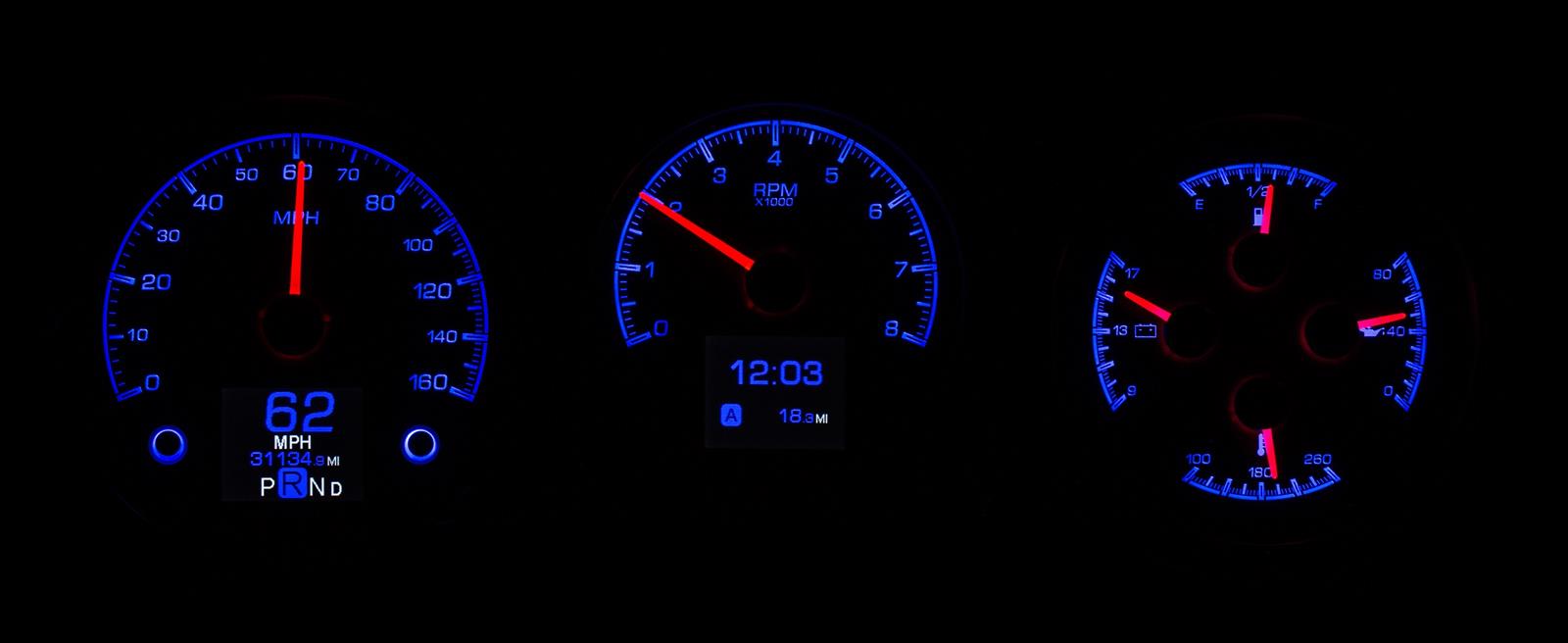 Dakota Digital HDX Direct-Fit Analog Gauge Systems HDX-64C-CVL-K