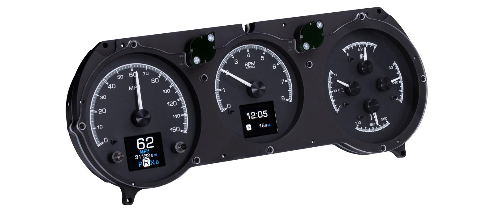 Dakota Digital HDX Direct-Fit Analog Gauge Systems HDX-64C-CVL-K
