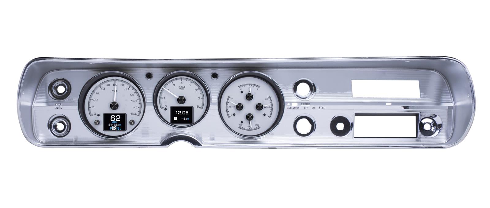 Dakota Digital HDX Direct-Fit Analog Gauge Systems HDX-64C-CVL-S