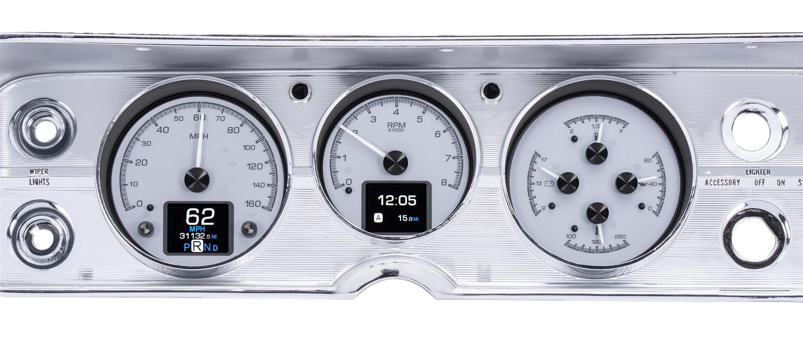 Dakota Digital HDX Direct-Fit Analog Gauge Systems HDX-64C-CVL-S