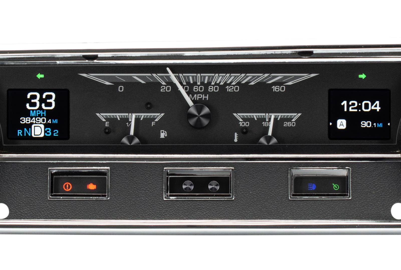 Dakota Digital HDX Direct-Fit Analog Gauge Systems HDX-64F-FAL-K