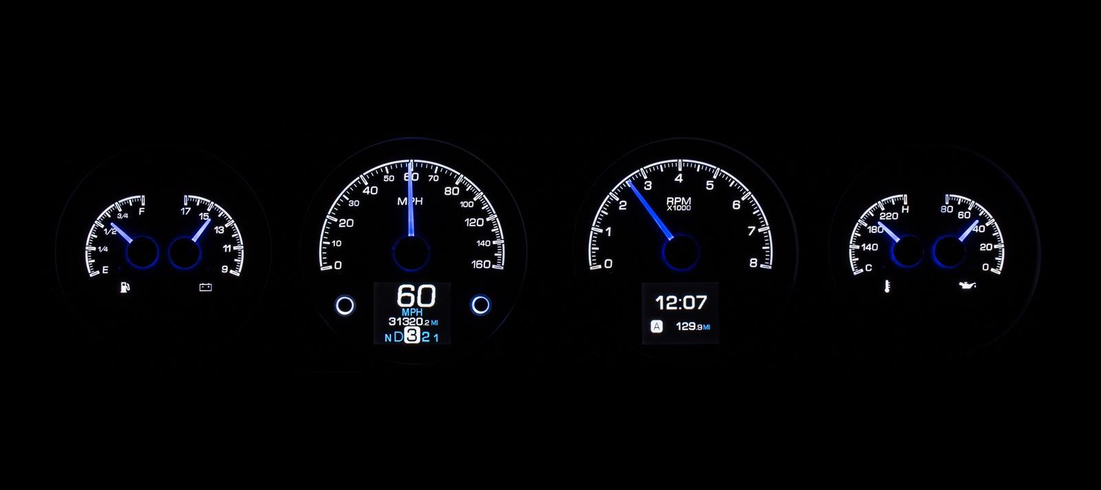 Dakota Digital HDX Direct-Fit Analog Gauge Systems HDX-64P-GTO-K