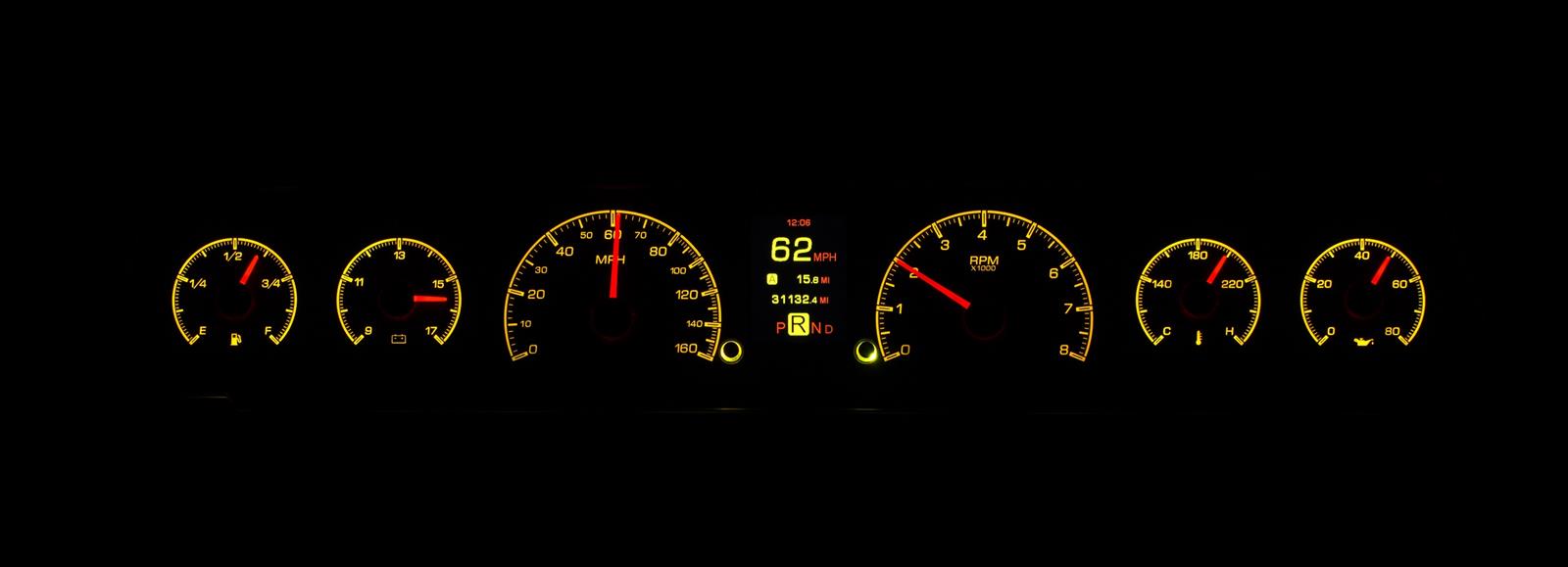 Dakota Digital HDX Direct-Fit Analog Gauge Systems HDX-66C-CVL-K