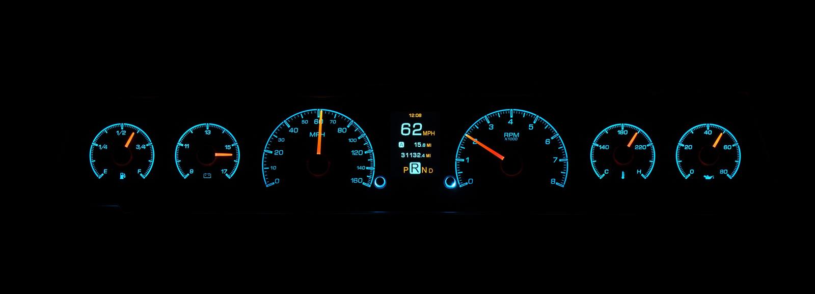 Dakota Digital HDX Direct-Fit Analog Gauge Systems HDX-66C-CVL-K