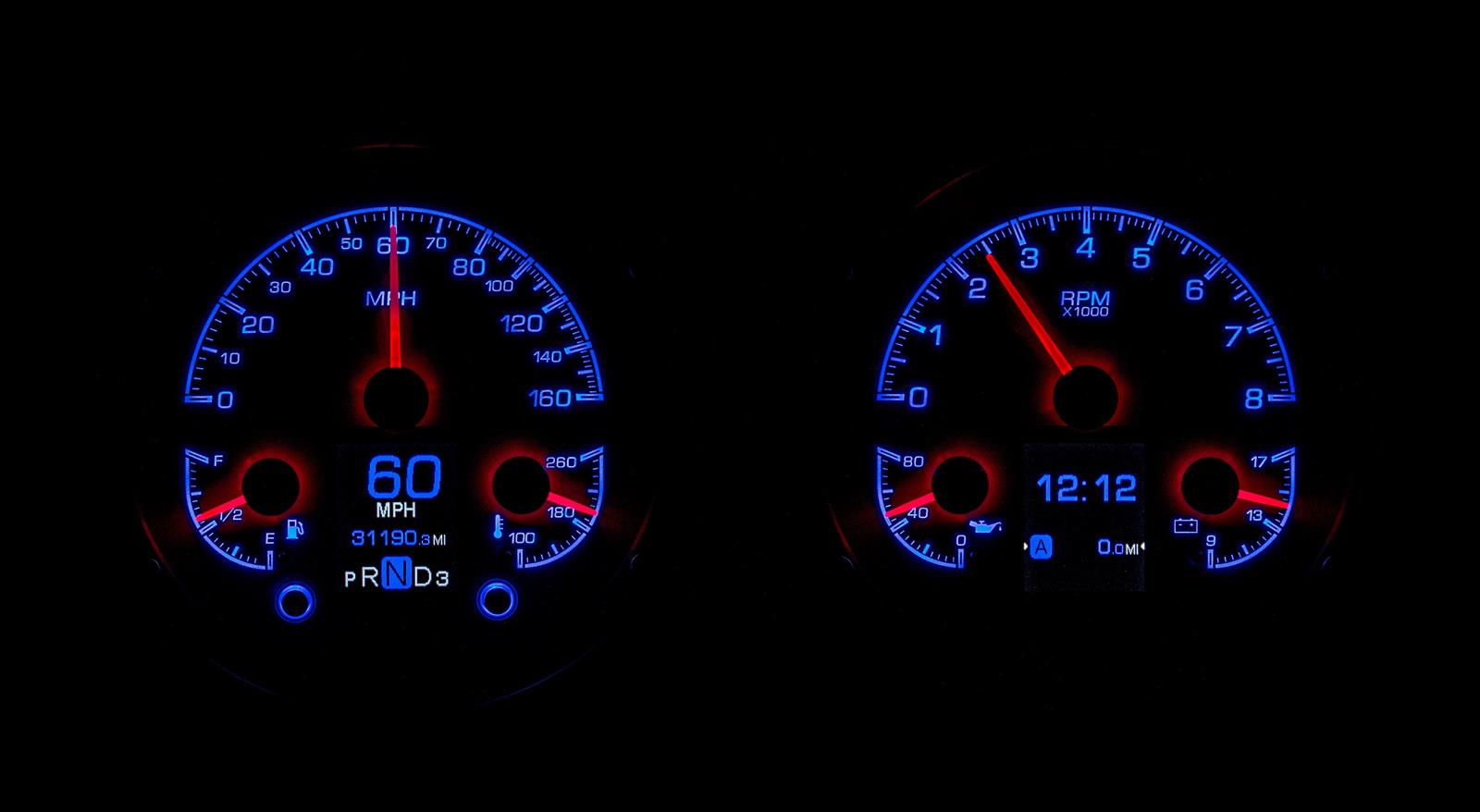 Dakota Digital HDX Direct-Fit Analog Gauge Systems HDX-67C-CAM-K