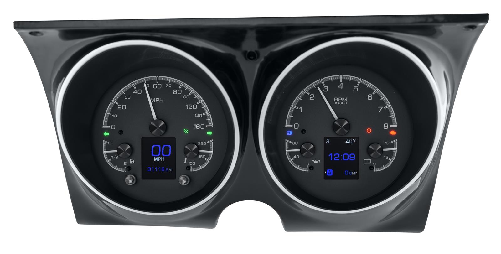 Dakota Digital HDX Direct-Fit Analog Gauge Systems HDX-67C-CAM-K