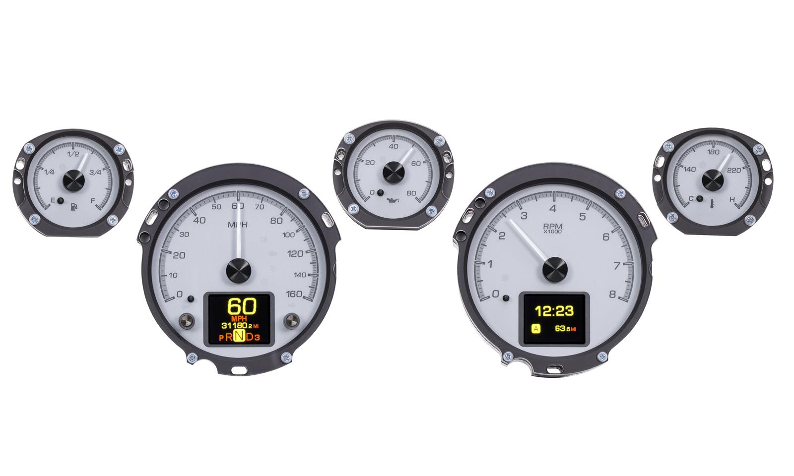 Dakota Digital HDX Direct-Fit Analog Gauge Systems HDX-67F-MUS-S