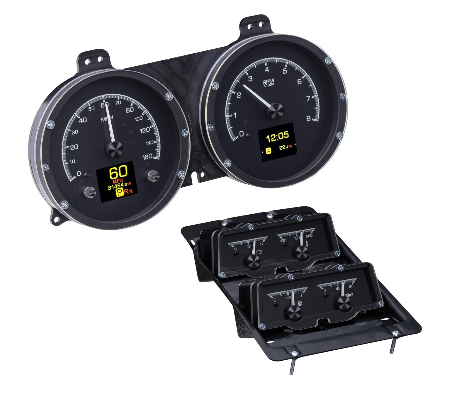 Dakota Digital HDX Direct-Fit Analog Gauge Systems HDX-68C-CAC-K