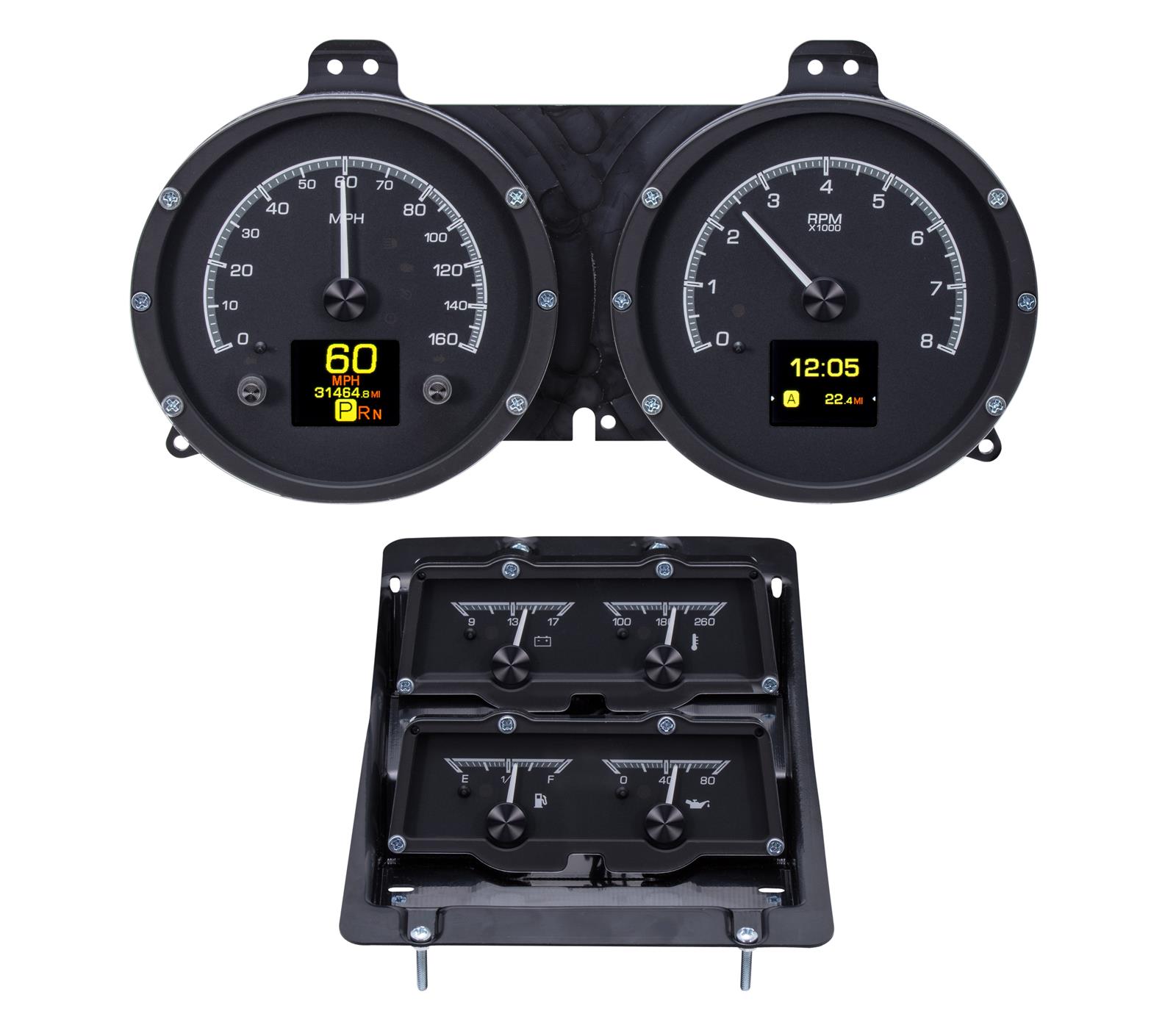 Dakota Digital HDX Direct-Fit Analog Gauge Systems HDX-68C-CAC-K