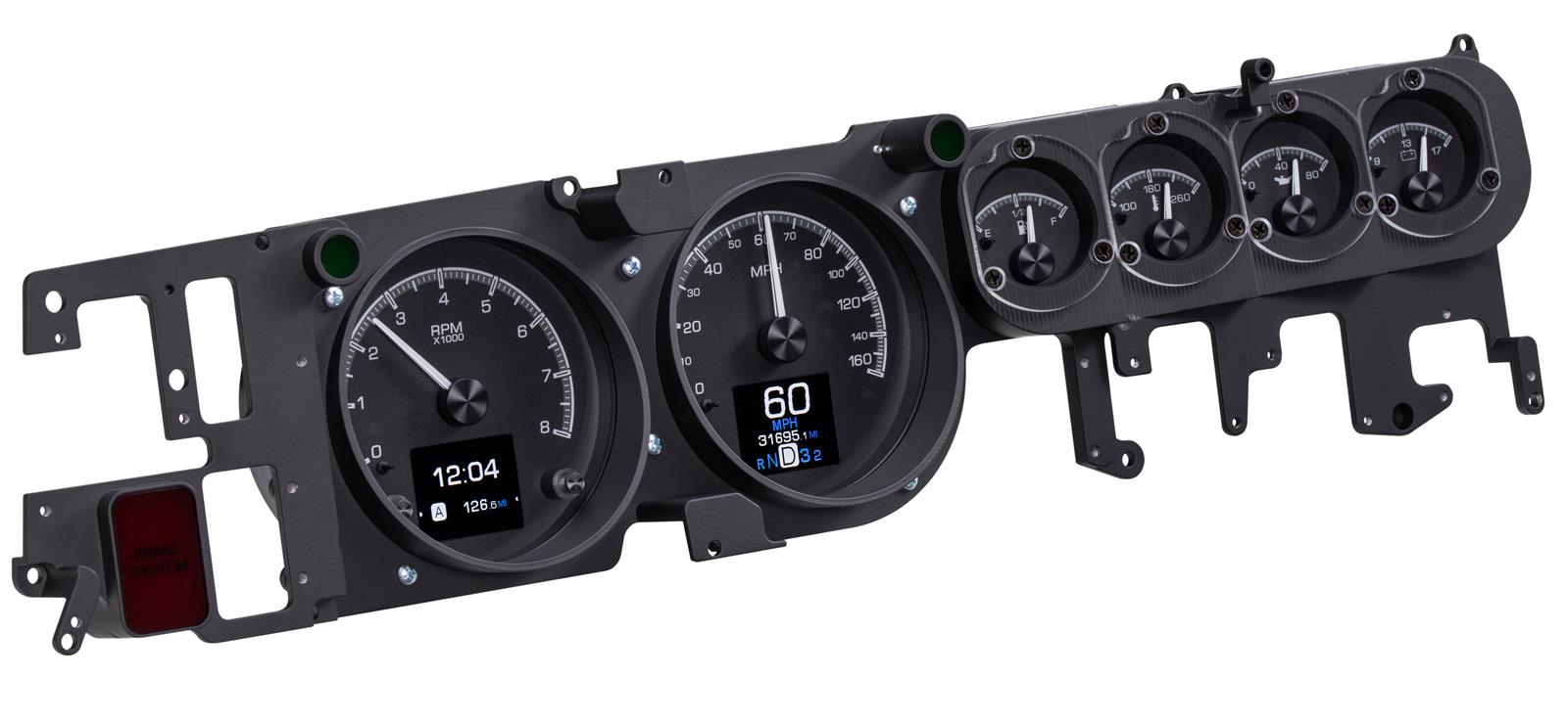 Dakota Digital HDX Direct-Fit Analog Gauge Systems HDX-68D-CHG-K