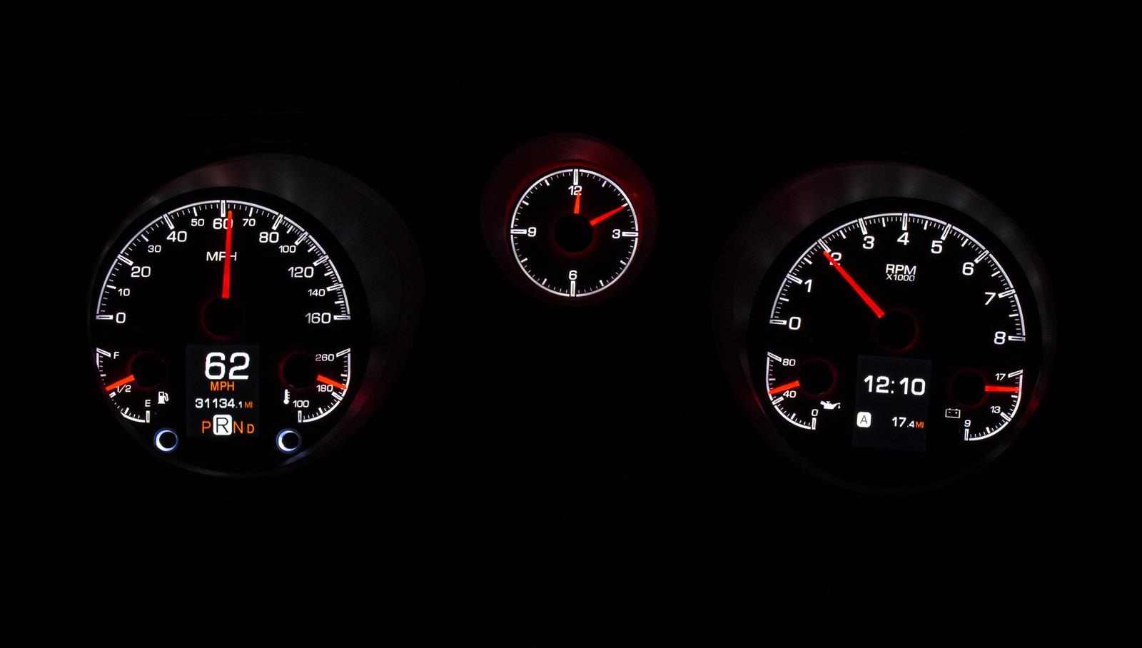 Dakota Digital HDX Direct-Fit Analog Gauge Systems HDX-69C-CVL-K