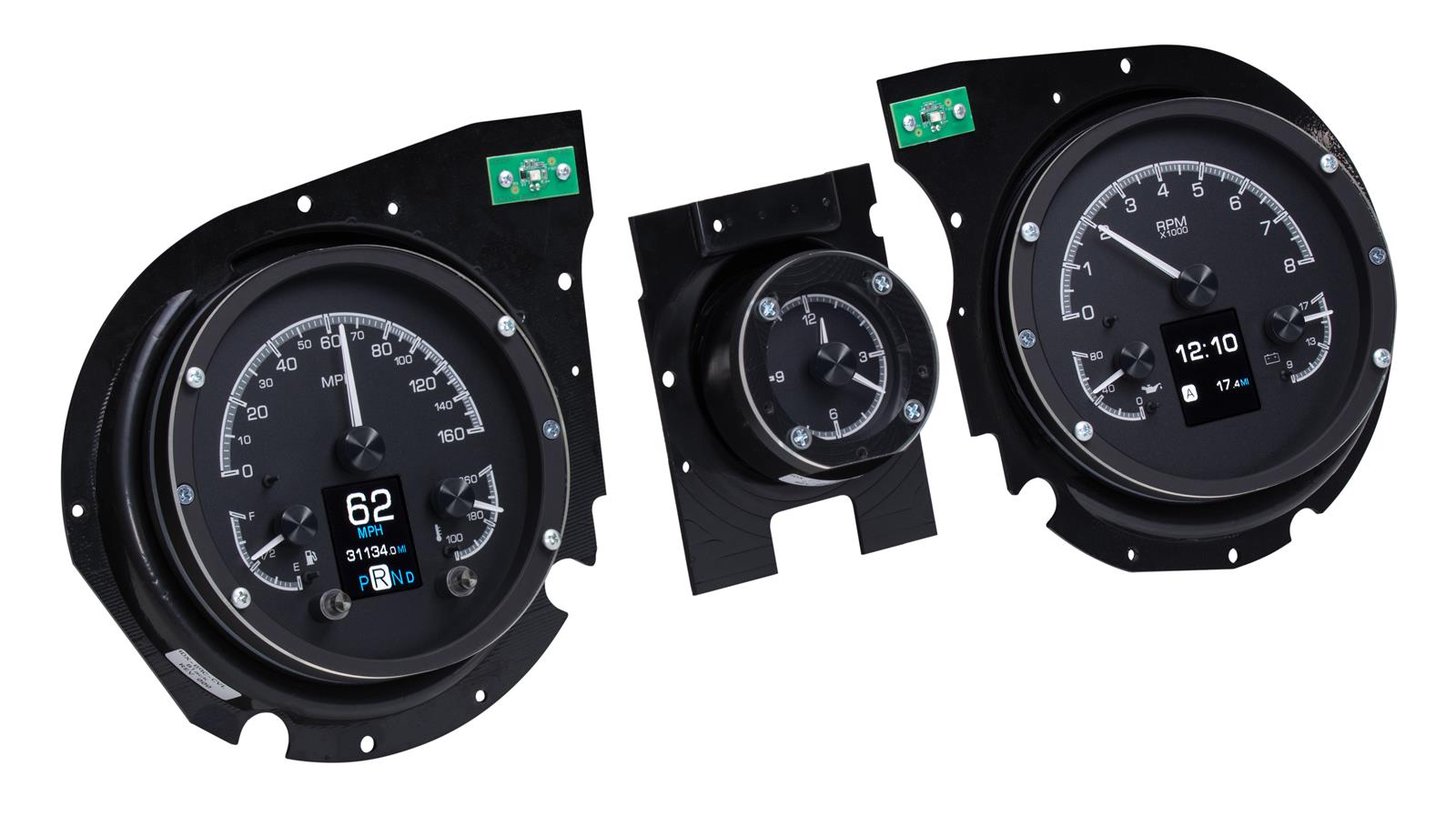 Dakota Digital HDX Direct-Fit Analog Gauge Systems HDX-69C-CVL-K