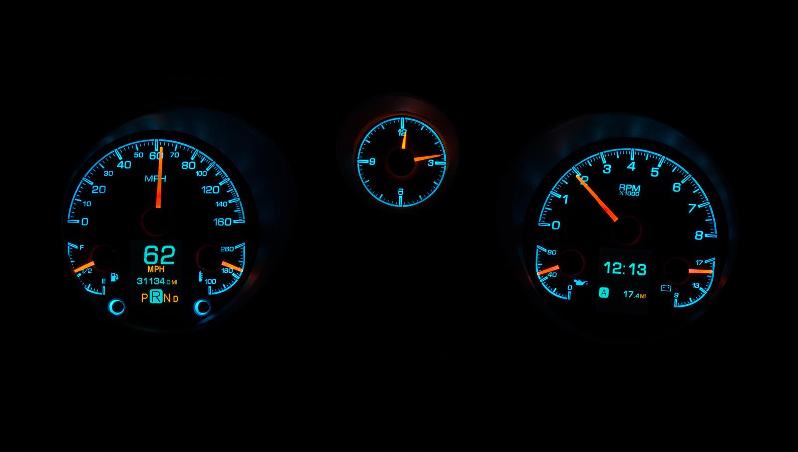 Dakota Digital HDX Direct-Fit Analog Gauge Systems HDX-69C-CVL-K