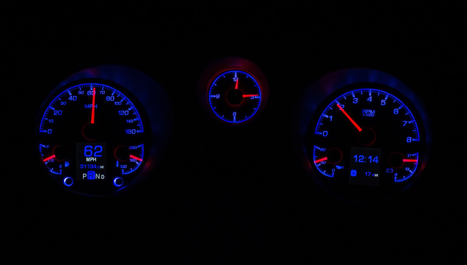 Dakota Digital HDX Direct-Fit Analog Gauge Systems HDX-69C-CVL-K