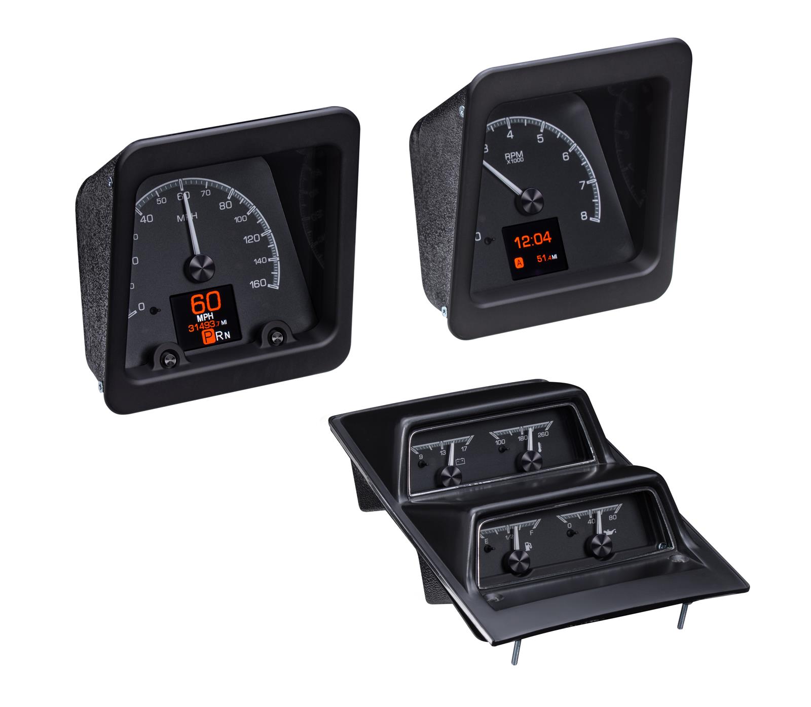 Dakota Digital HDX Direct-Fit Analog Gauge Systems HDX-69C-CAC-K