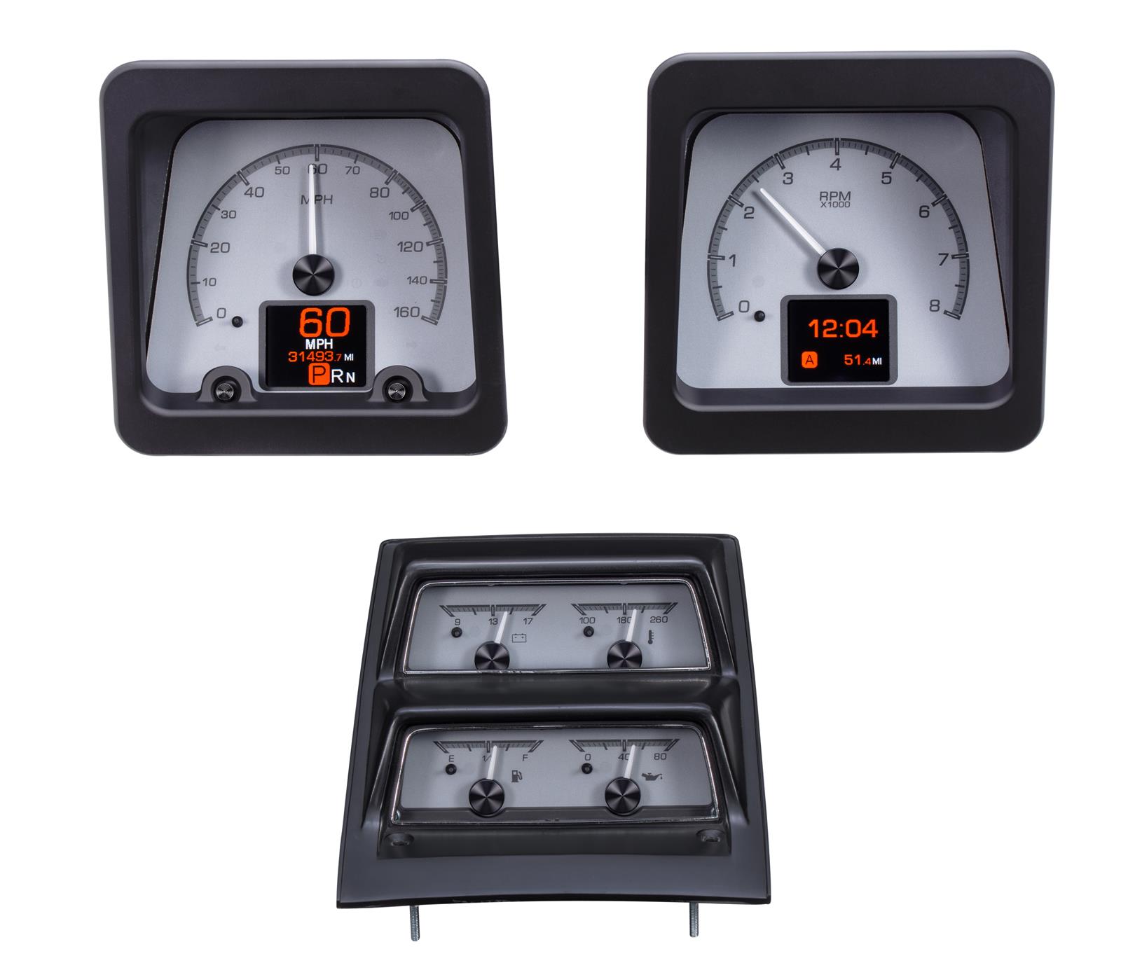 Dakota Digital HDX Direct-Fit Analog Gauge Systems HDX-69C-CAC-S