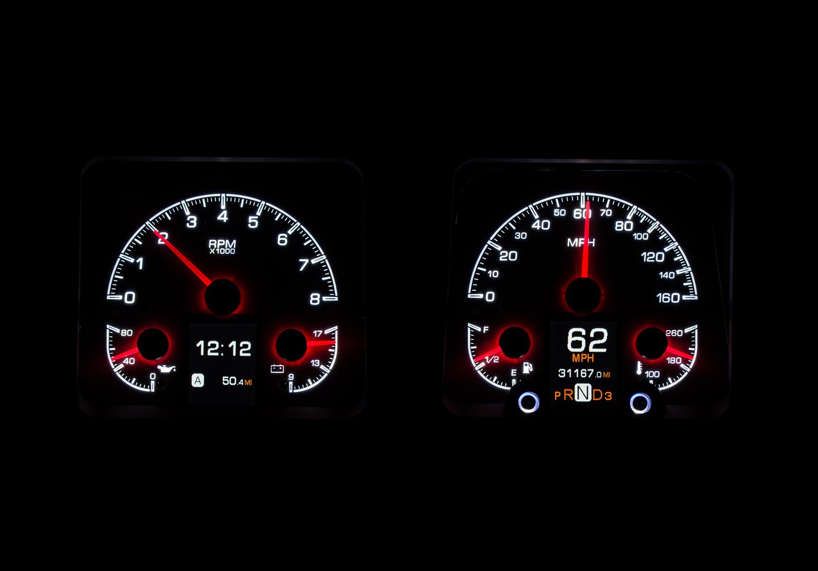 Dakota Digital HDX Direct-Fit Analog Gauge Systems HDX-69C-CAM-K