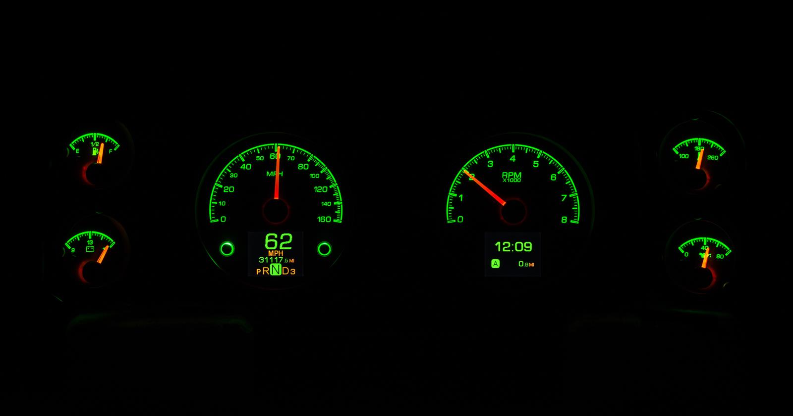 Dakota Digital HDX Direct-Fit Analog Gauge Systems HDX-70C-CAM-S