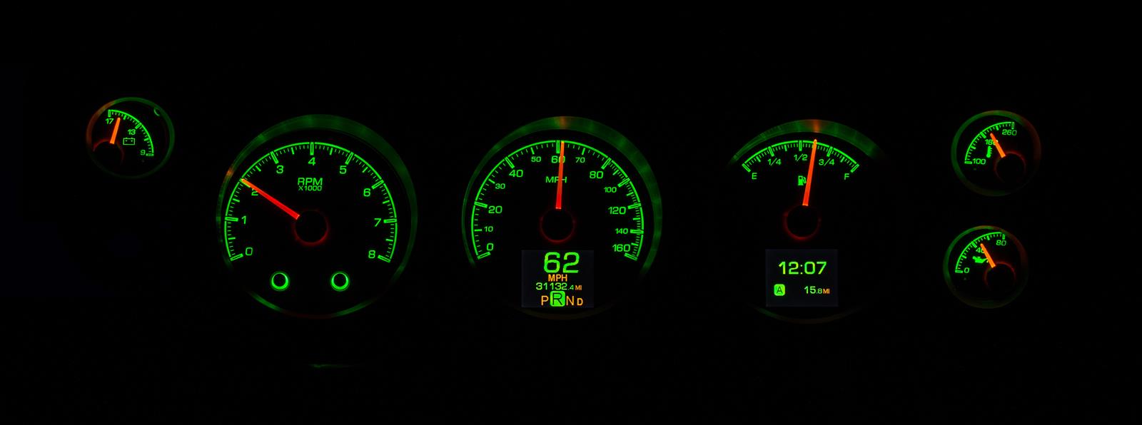 Dakota Digital HDX Direct-Fit Analog Gauge Systems HDX-70C-CVL-K