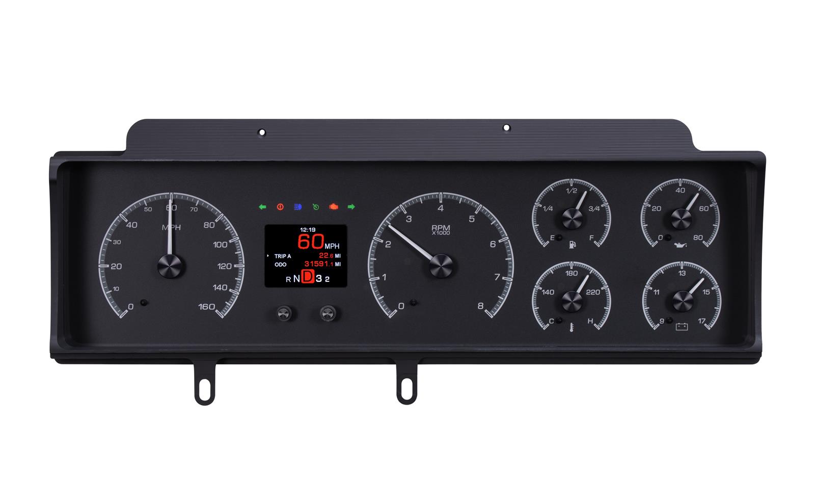 Dakota Digital HDX Direct-Fit Analog Gauge Systems HDX-70C-MAL-K