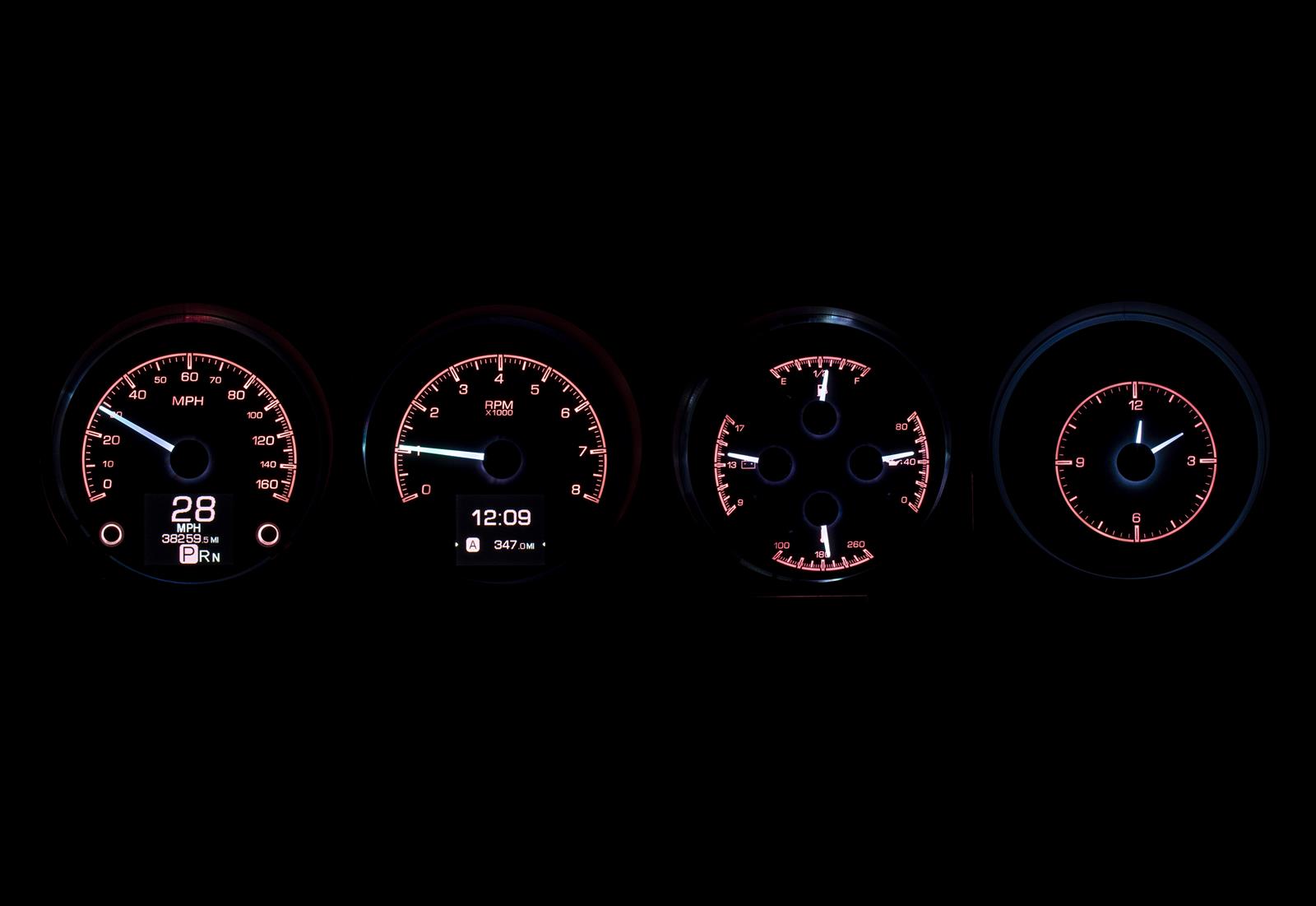 Dakota Digital HDX Direct-Fit Analog Gauge Systems HDX-70D-CLG-K