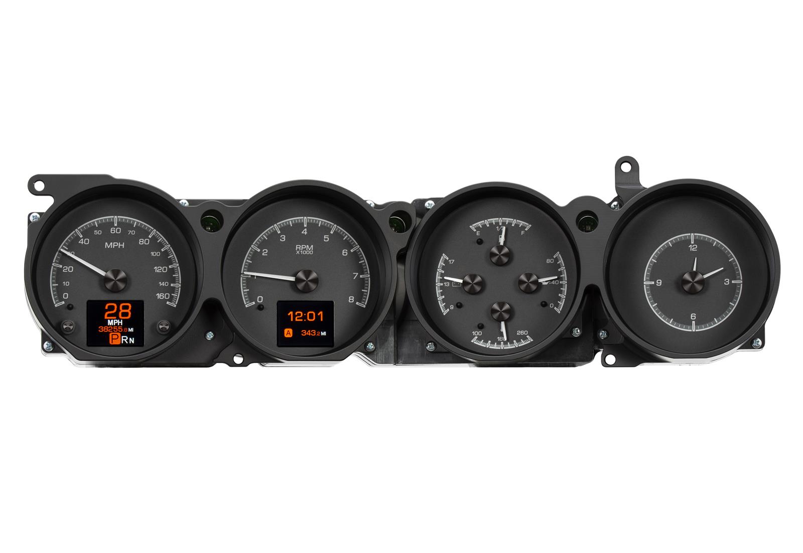 Dakota Digital HDX Direct-Fit Analog Gauge Systems HDX-70D-CLG-K