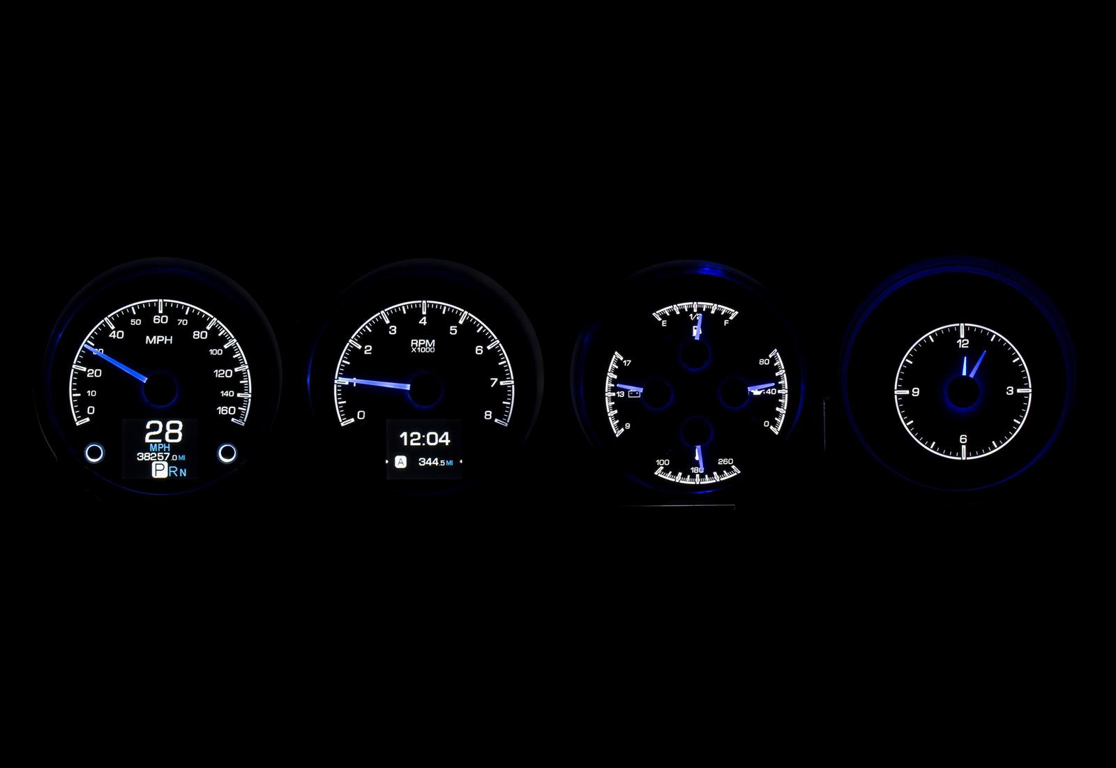 Dakota Digital HDX Direct-Fit Analog Gauge Systems HDX-70D-CLG-K