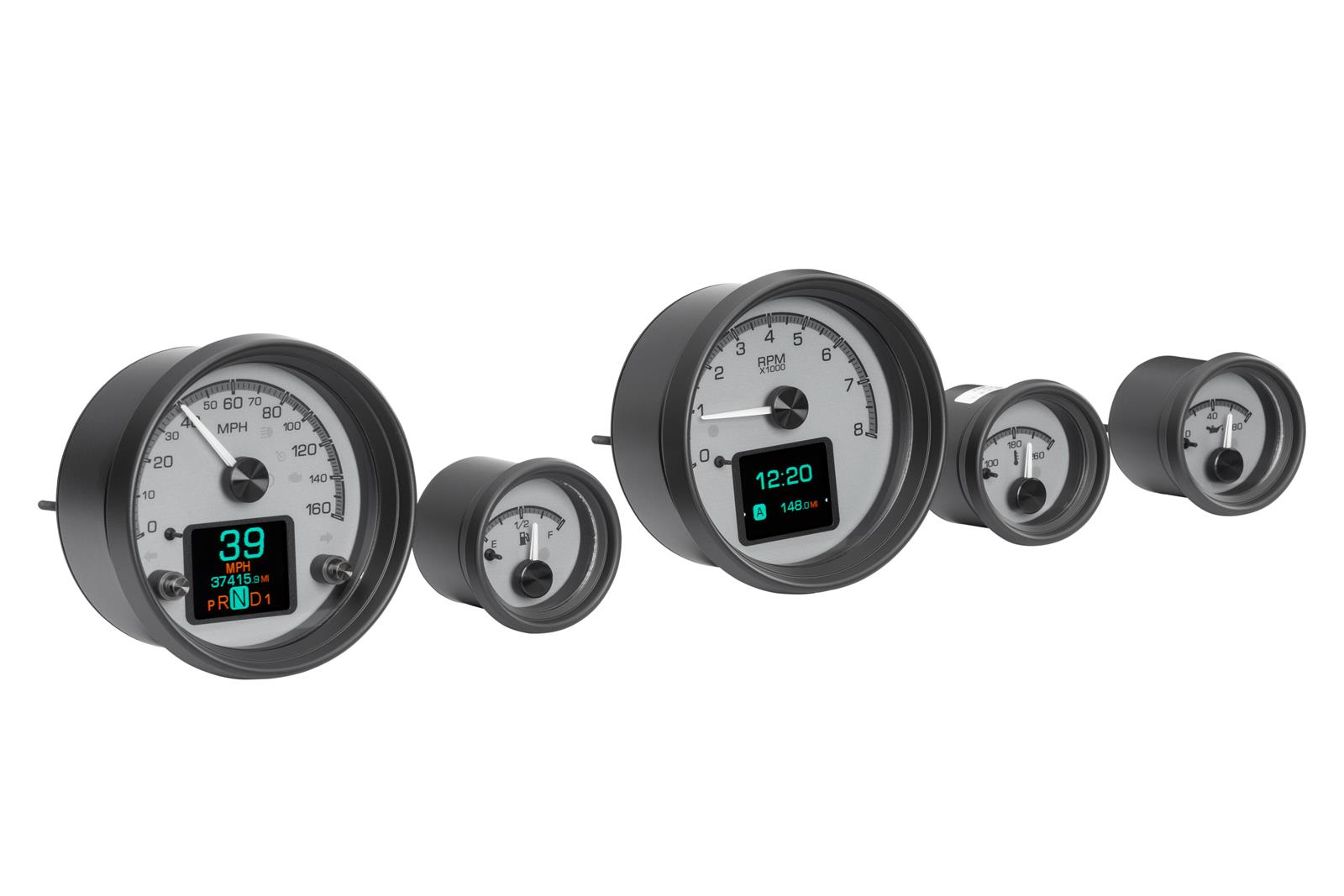 Dakota Digital HDX Direct-Fit Analog Gauge Systems HDX-70P-FIR-S
