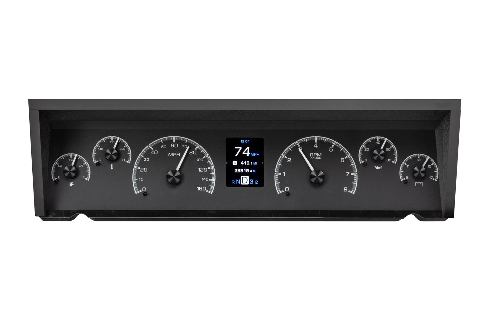 Dakota Digital HDX Direct-Fit Analog Gauge Systems HDX-77C-CAP-K